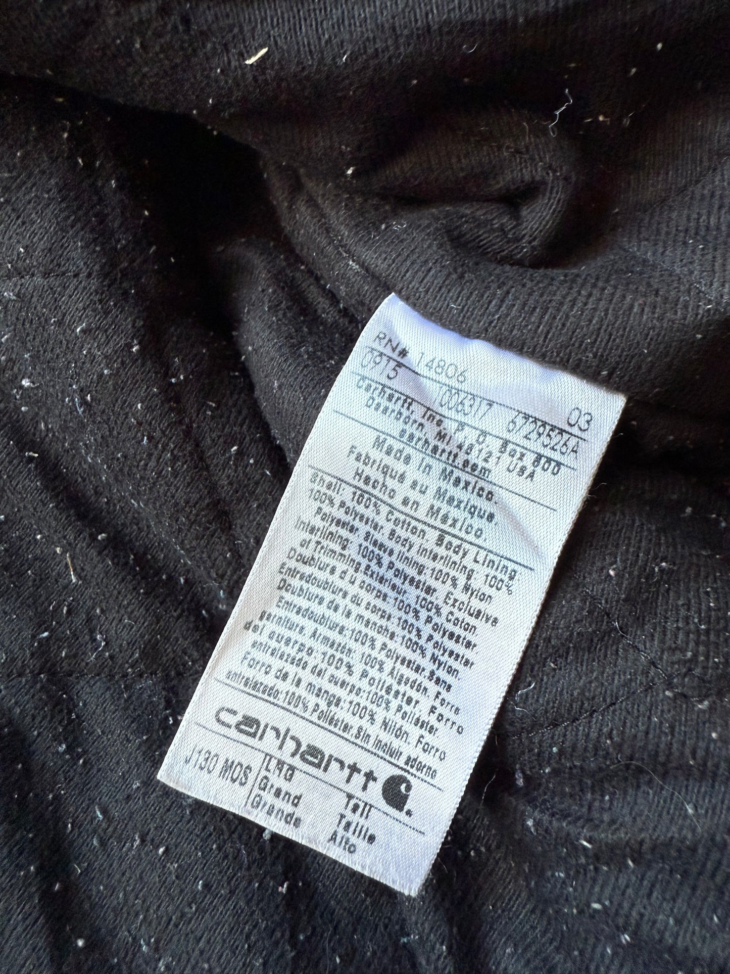 Faded Olive Green Carhartt Active Jacket - Large