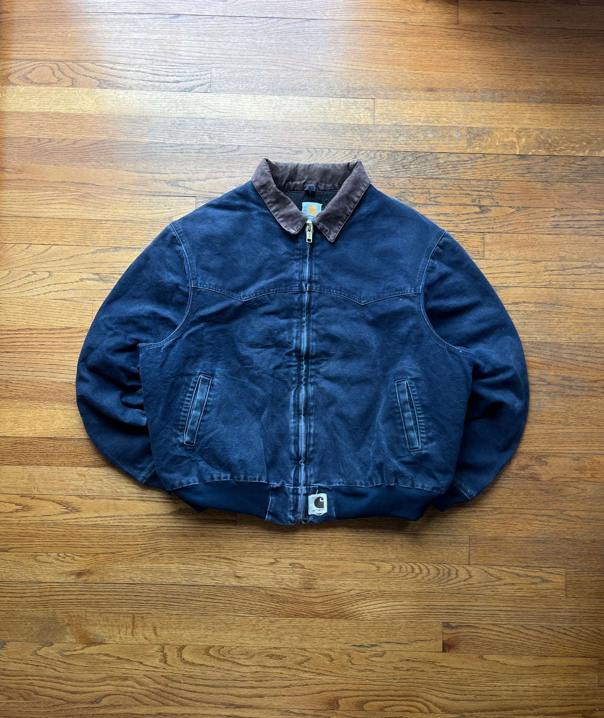 Faded Midnight Blue Carhartt Santa Fe Jacket - XL