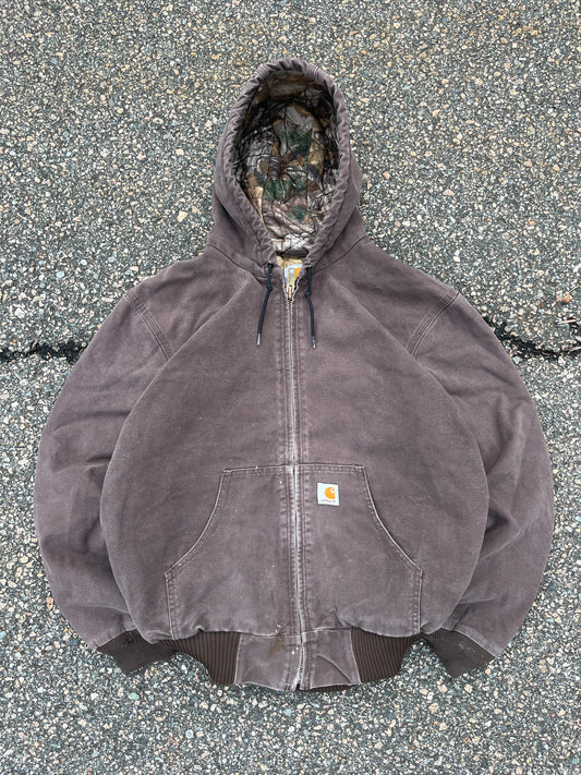 Faded Chocolate Realtree Carhartt Active Jacket - Medium