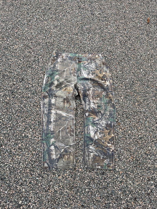 Faded Realtree Carhartt Carpenter Pants - 34 x 27.5
