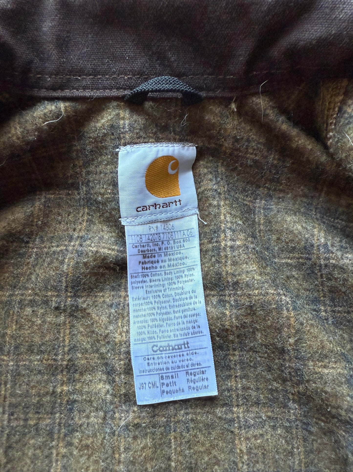 Faded Camel Brown Carhartt Detroit Jacket - Small