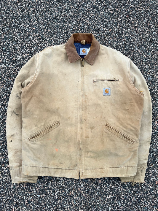 Faded Tan Carhartt Detroit Jacket - Large