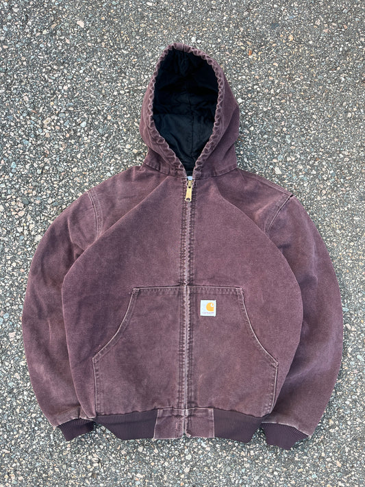 Faded Burgundy Carhartt Active Jacket - Fits XS-S