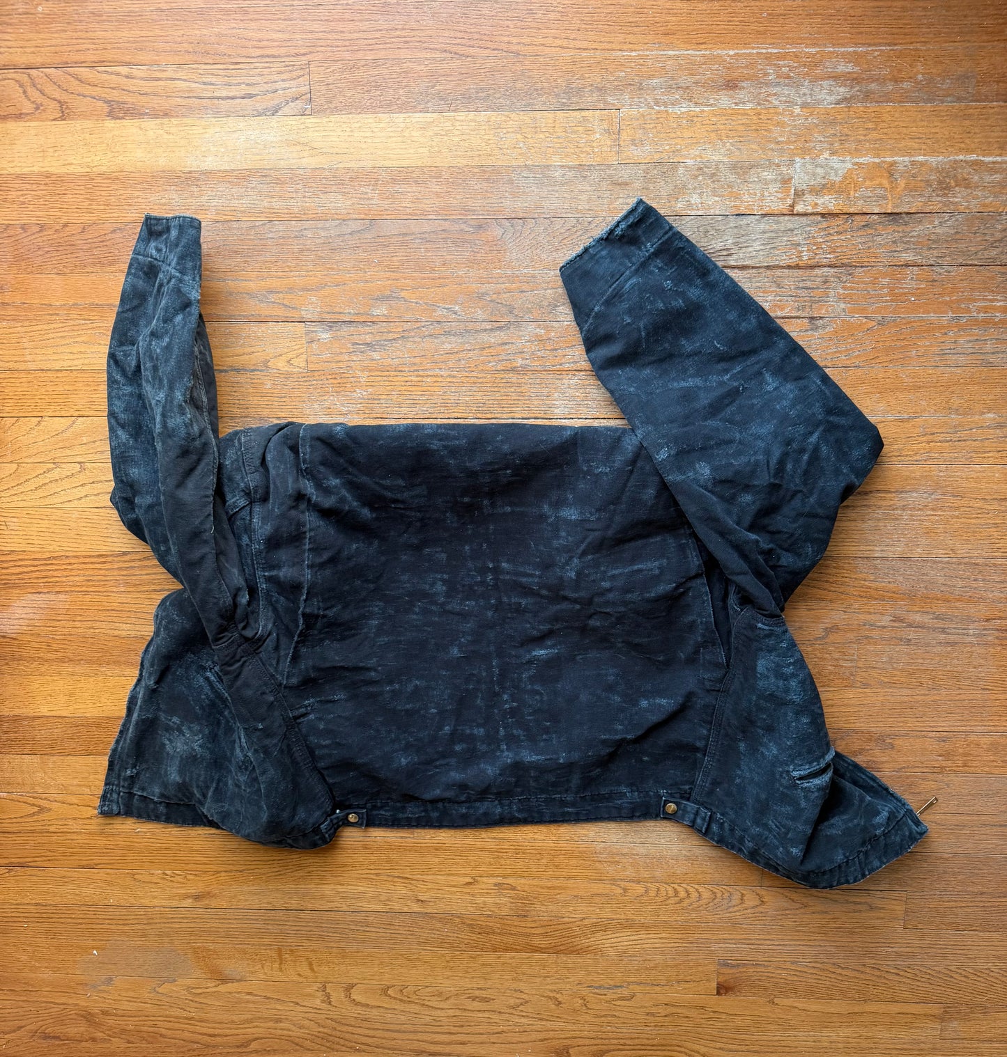 Faded Black Carhartt Detroit Jacket - Large