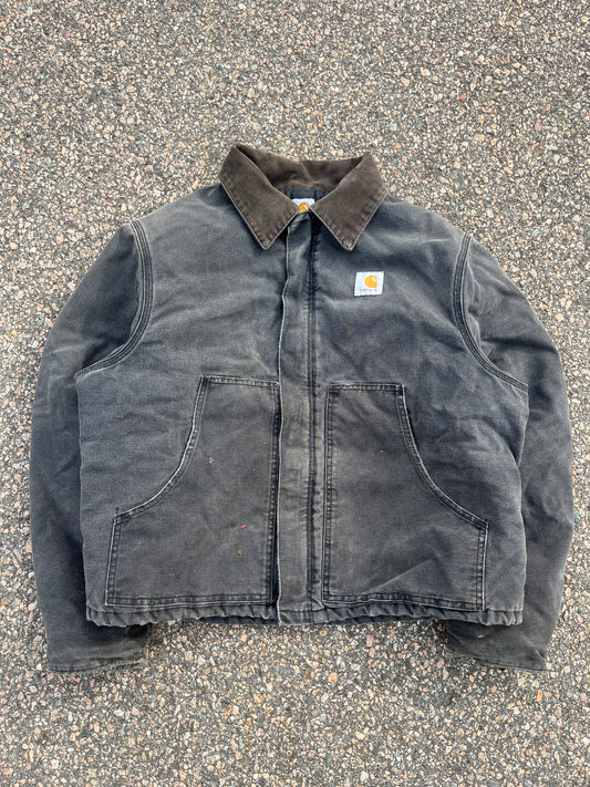 Faded Black Carhartt Arctic Jacket - Medium
