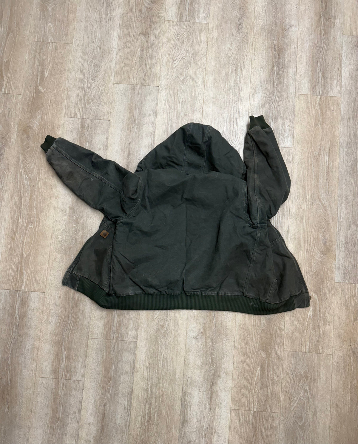 Faded Olive Green Carhartt Active Jacket - Large