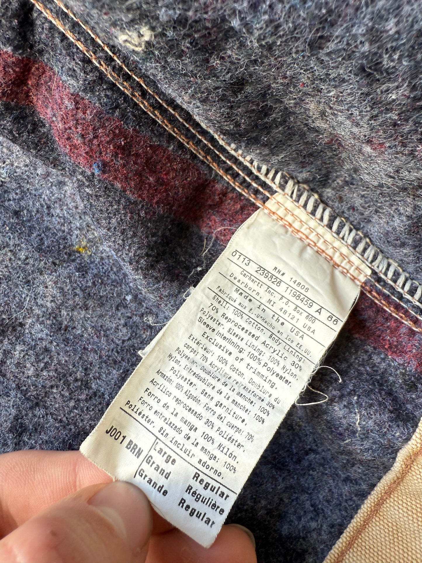 Faded Brown Carhartt Detroit Jacket - Medium