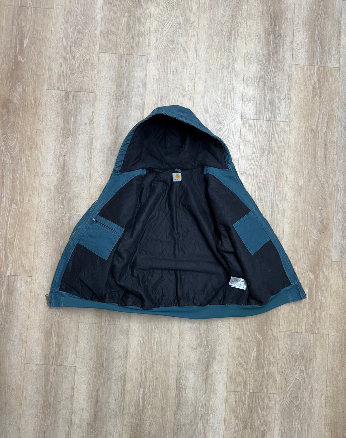Faded Blue Carhartt Active Jacket - XL