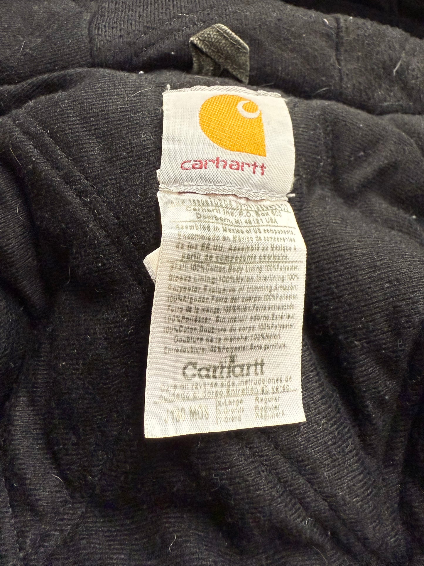 Faded Olive Green Carhartt Active Jacket - XL