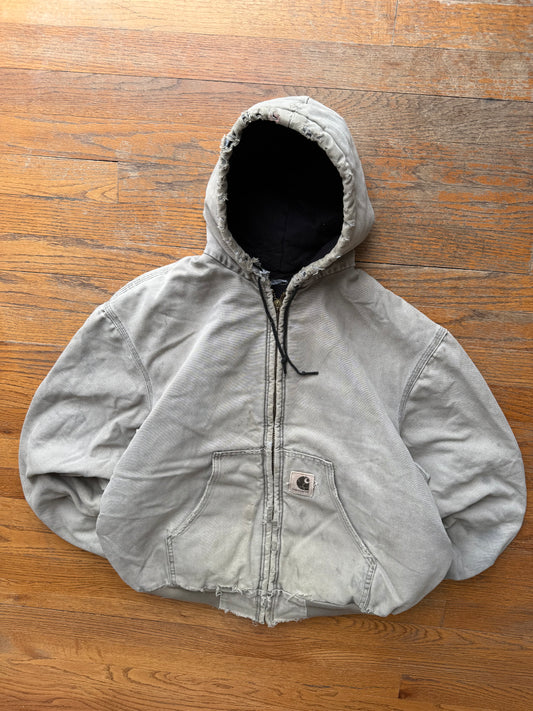 Faded n Distressed Desert Sand Carhartt Active Jacket - Boxy Medium