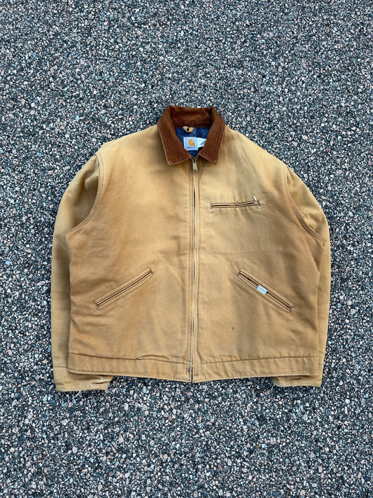 80’s Faded Tan Carhartt Detroit Jacket - Boxy Large