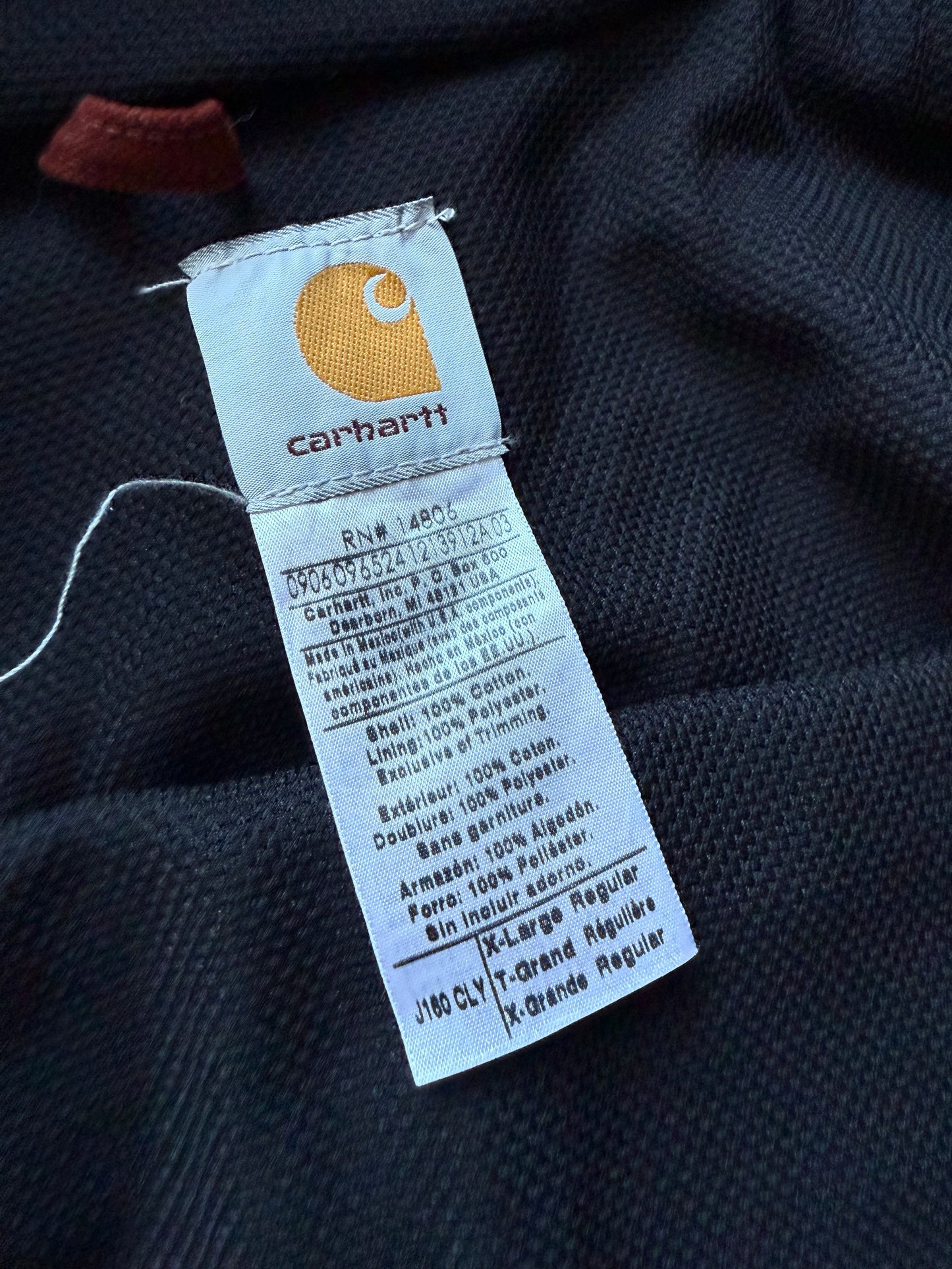 Faded Clay Red Carhartt Active Jacket - XL