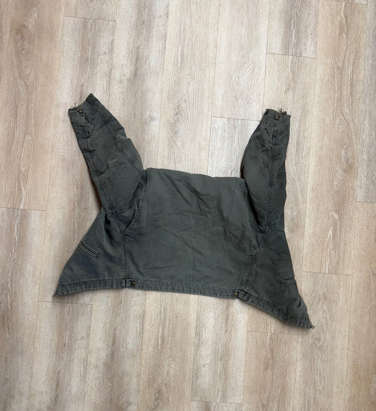 Faded Olive Green Carhartt Detroit Jacket - Boxy L-XL