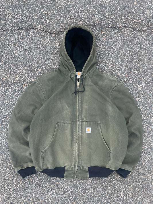 Faded Army Green Carhartt Active Jacket - Fits M-L