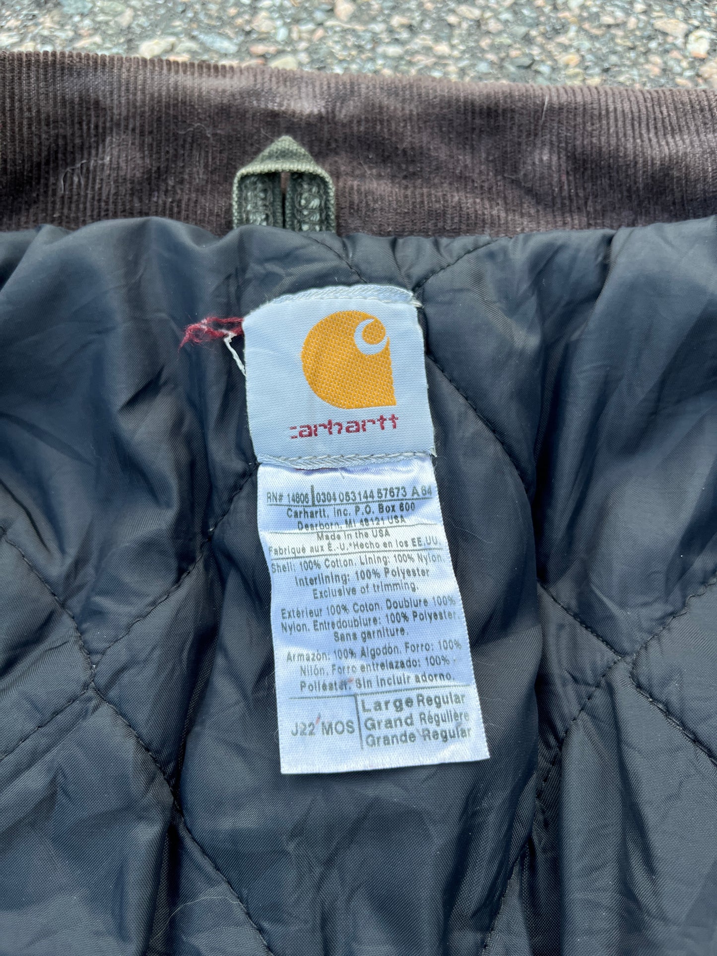 Faded Olive Green Carhartt Arctic Jacket - Boxy Medium