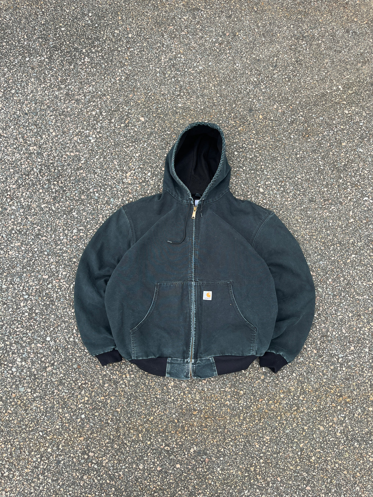 フェードブラック カーハート アクティブ ジャケット - XL