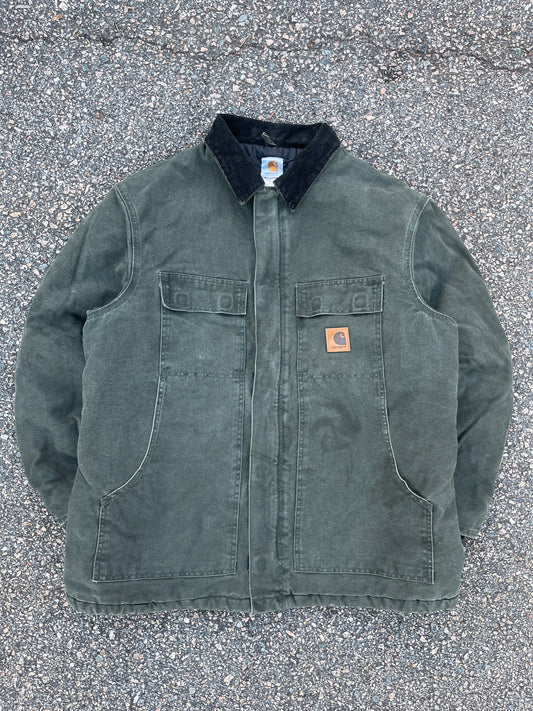 Faded Olive Green Carhartt Arctic Style Jacket - XL