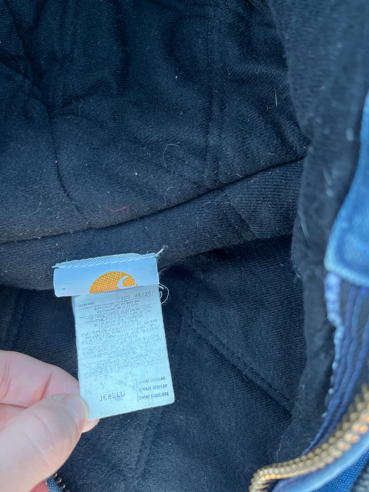 褪色天蓝色 Carhartt 运动夹克 - Boxy ML