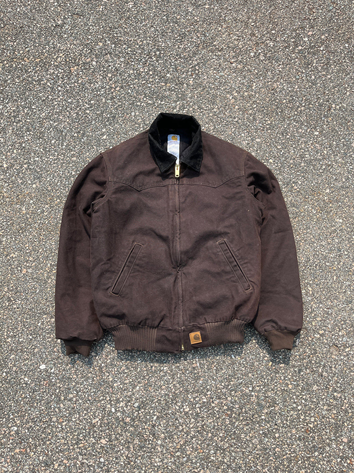 棕色 Carhartt Santa Fe 夹克 - 中号