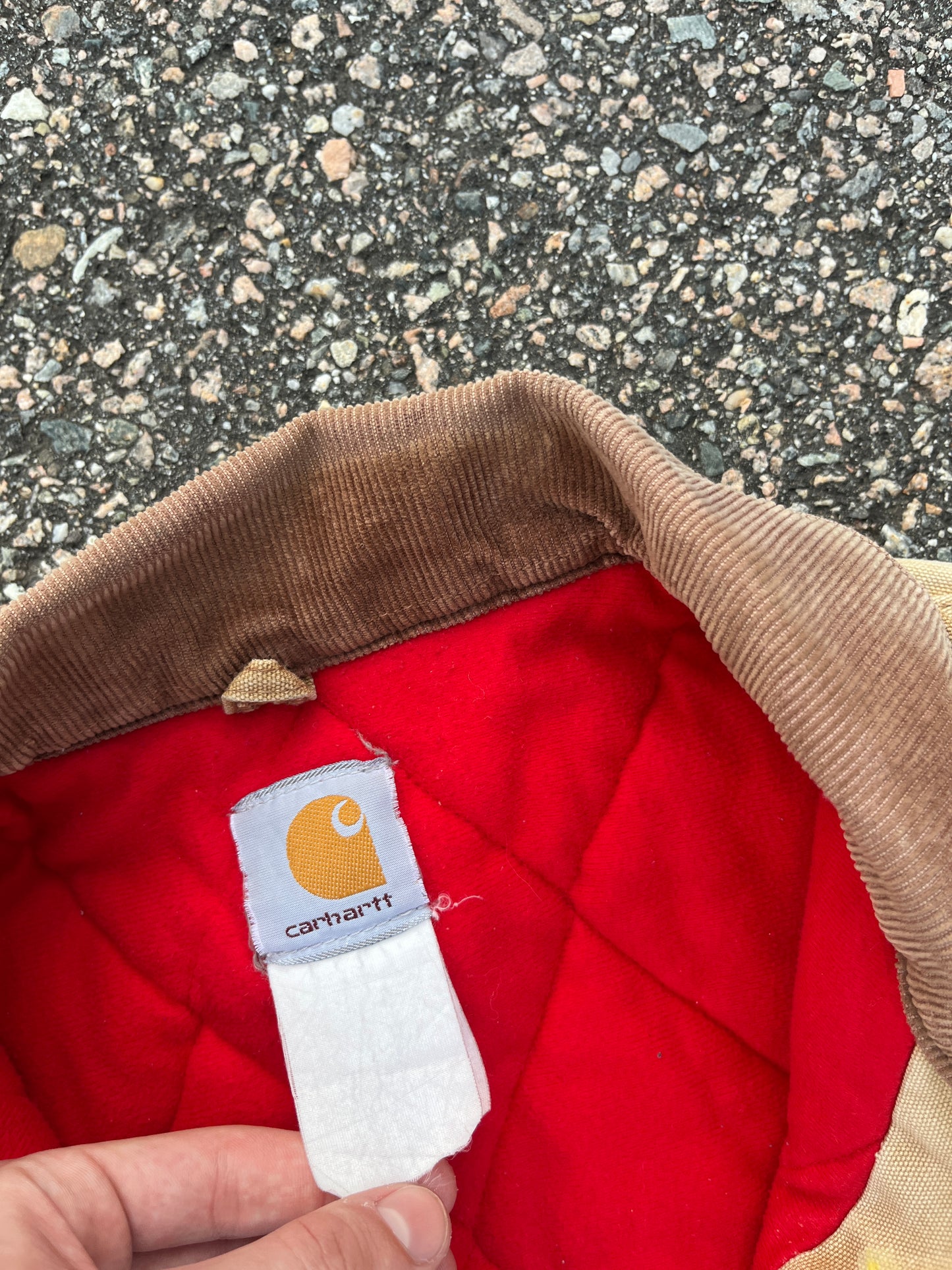 Faded Tan Carhartt Santa Fe Jacket - Large