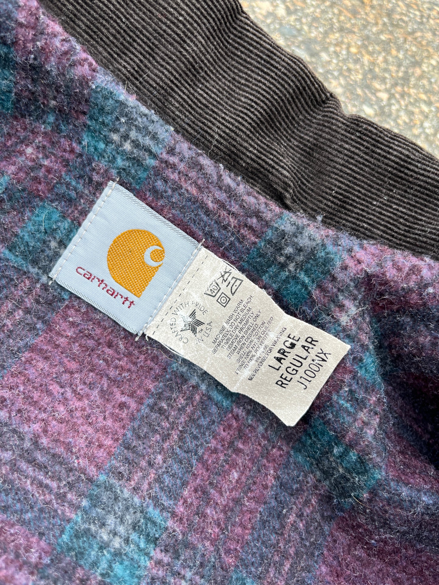 褪色玛瑙黑色 Carhartt 卡车司机夹克 - Boxy ML