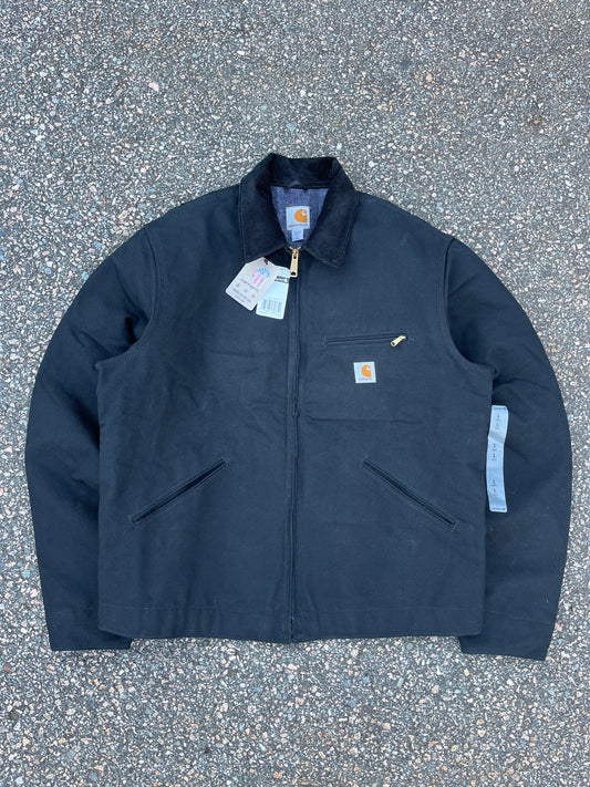 NWT Black Carhartt Detroit Jacket - Large Tall