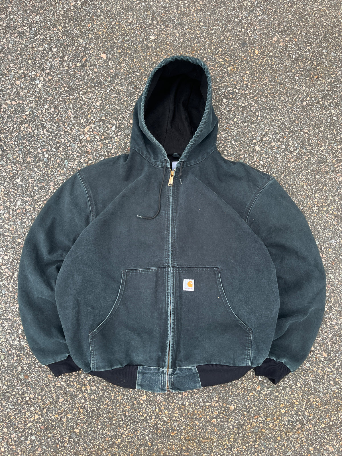 フェードブラック カーハート アクティブ ジャケット - XL