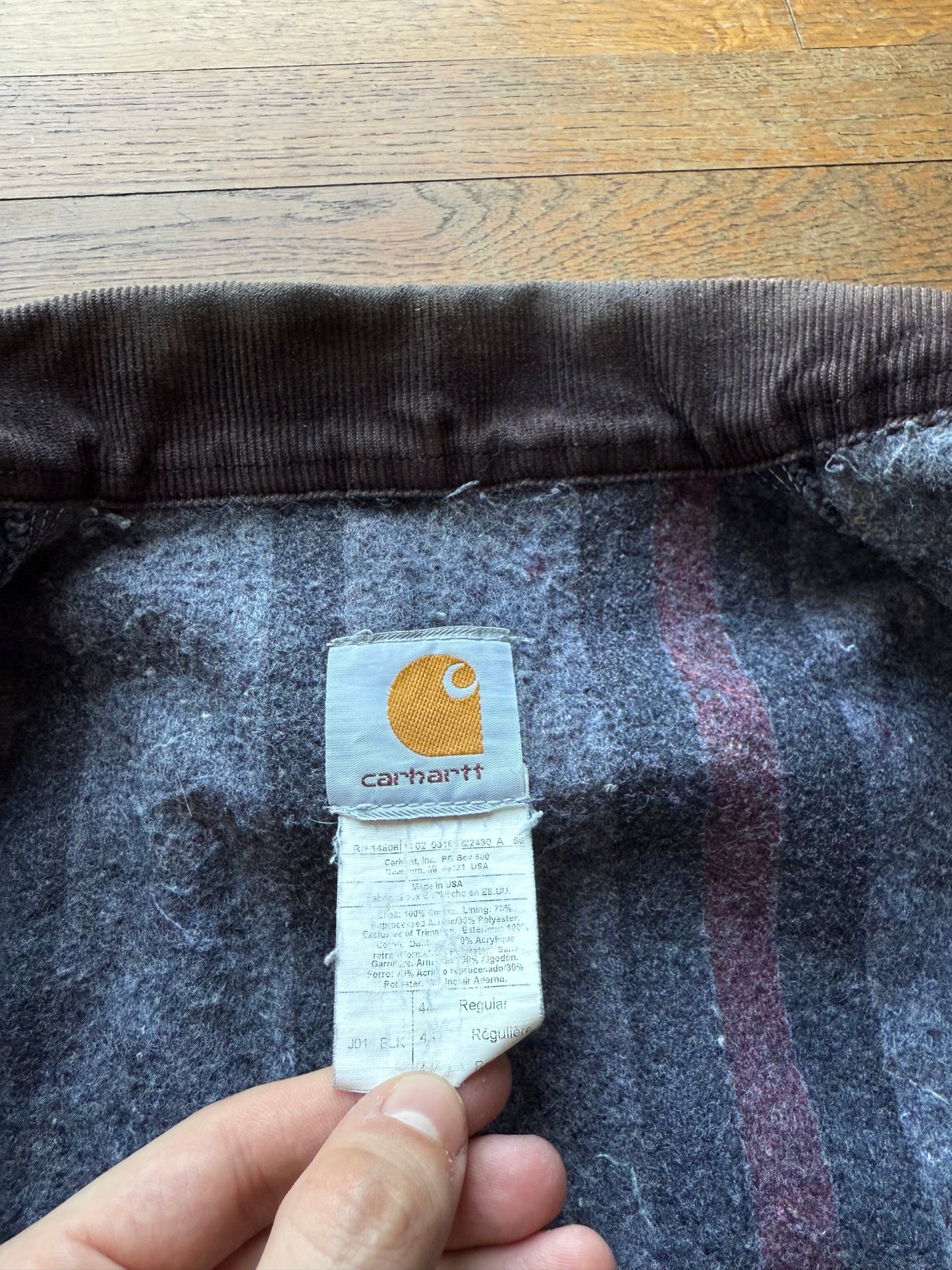 Faded Black Carhartt Detroit Jacket - Boxy Medium