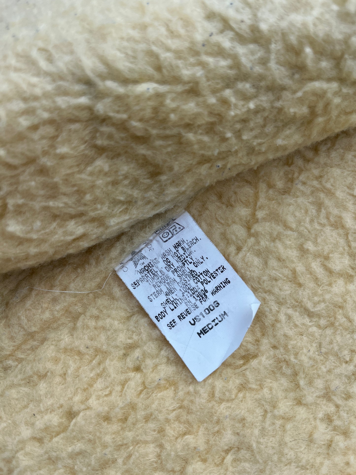 80’s Faded Denim Carhartt Sherpa Vest - Fits S-M