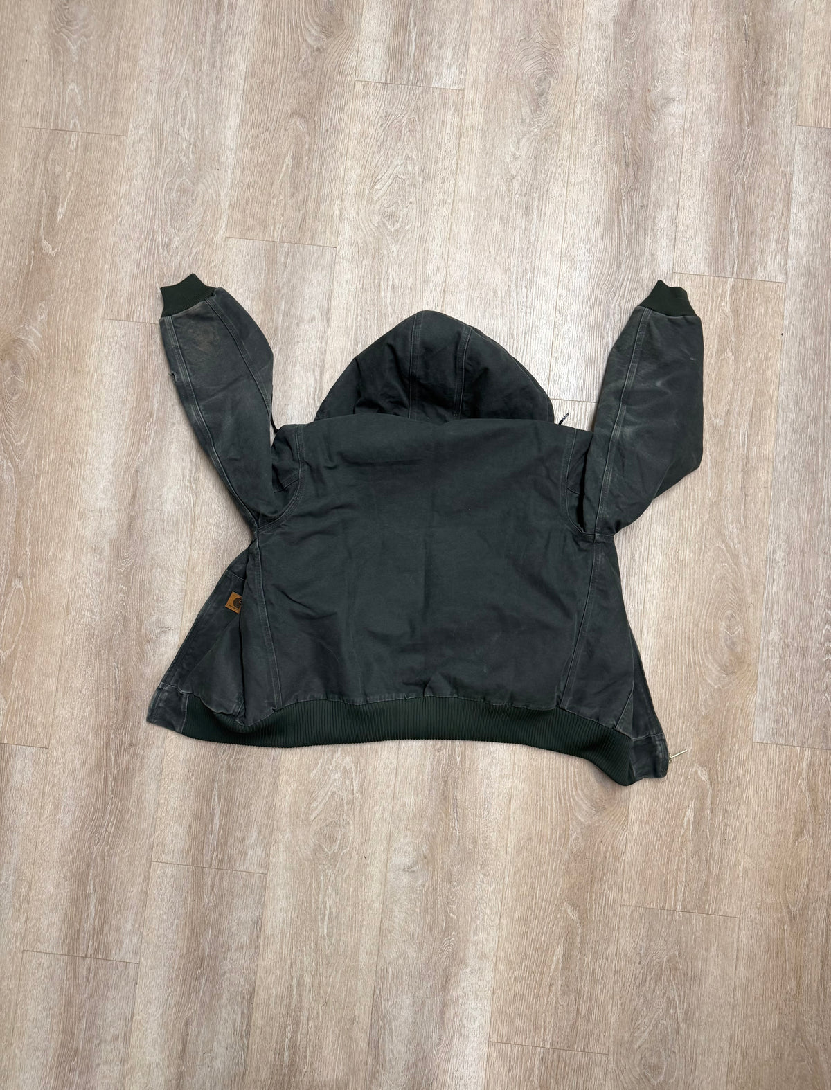 Faded Olive Green Carhartt Active Jacket - Medium