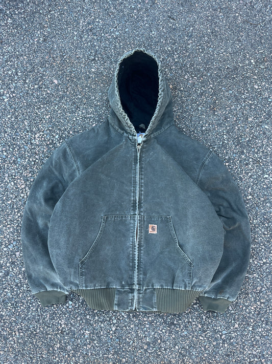 Faded Olive Green Carhartt Active Jacket - 2XL