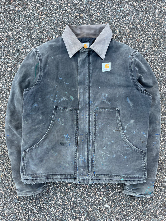 Faded n Painted Black Carhartt Arctic Jacket - Medium