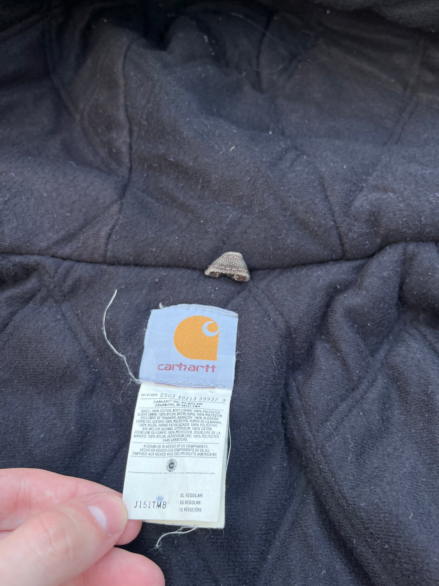 Faded Timber Brown Carhartt Active Jacket - Boxy L-XL