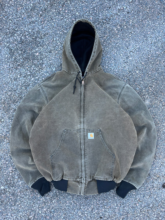 Faded Thornwood Green Carhartt Active Jacket - Boxy M-L