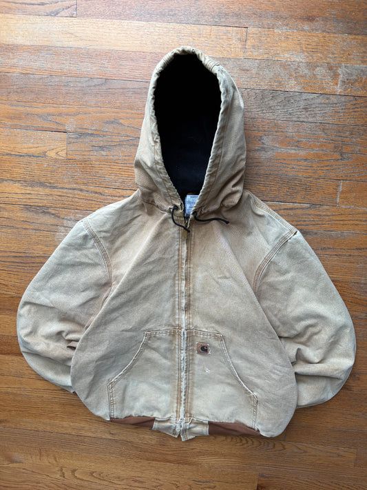 Faded Brown Carhartt Active Jacket - Medium