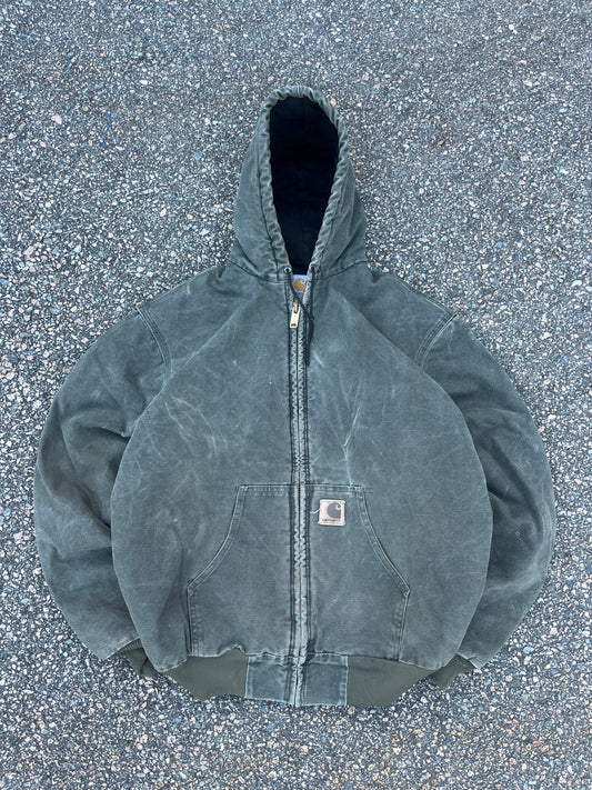 Faded Olive Green Carhartt Active Jacket - Large