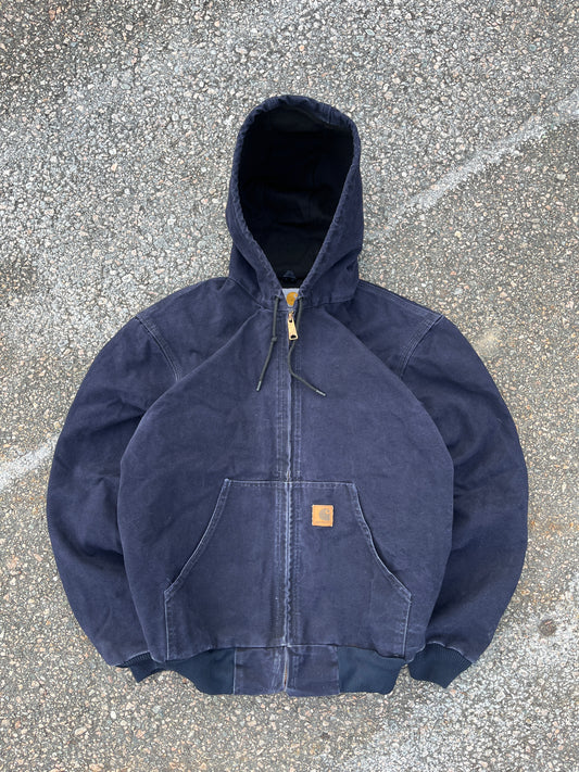Faded Midnight Blue Carhartt Active Jacket - Small