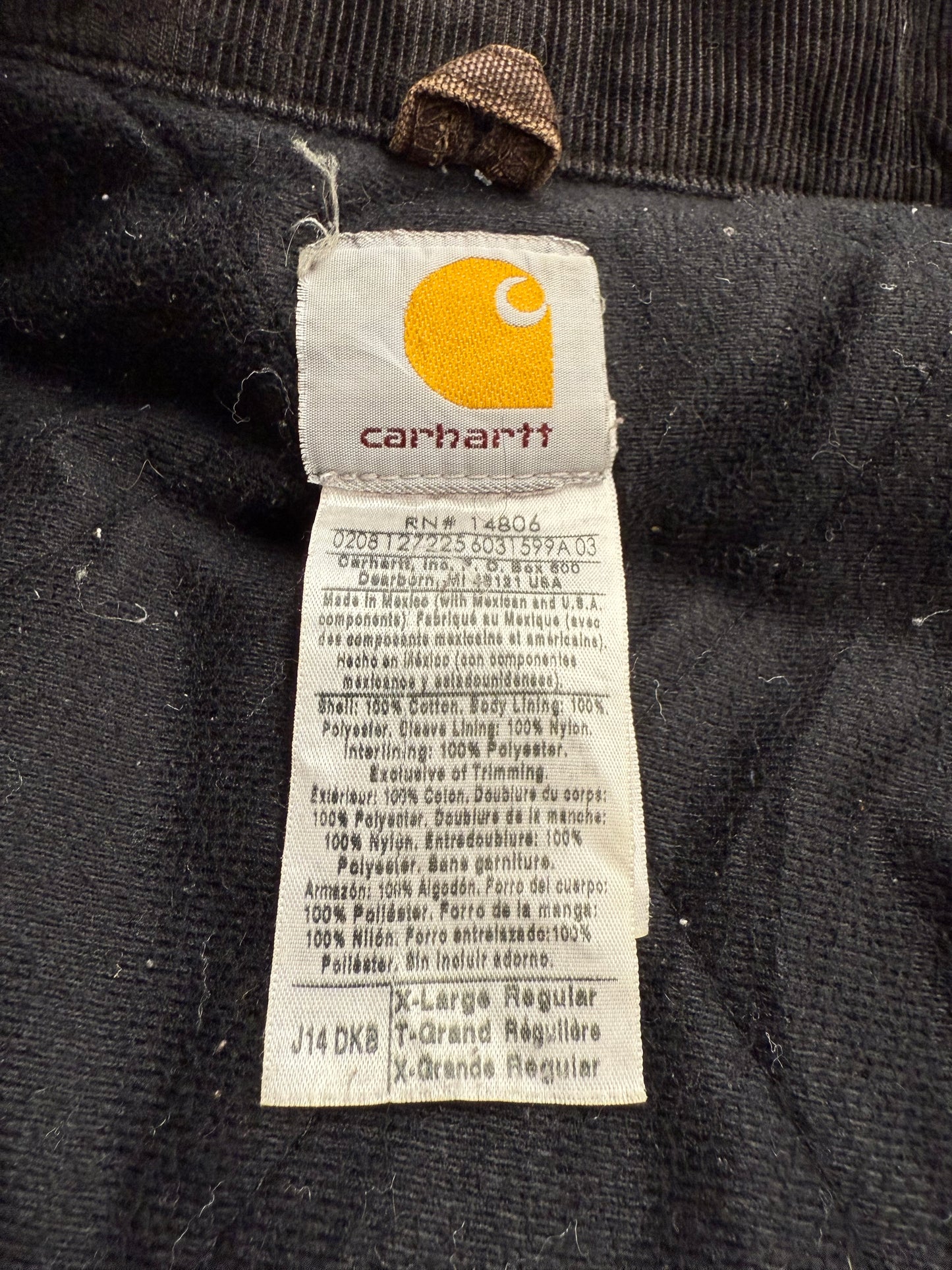 Faded Brown Carhartt Santa Fe Jacket - XL