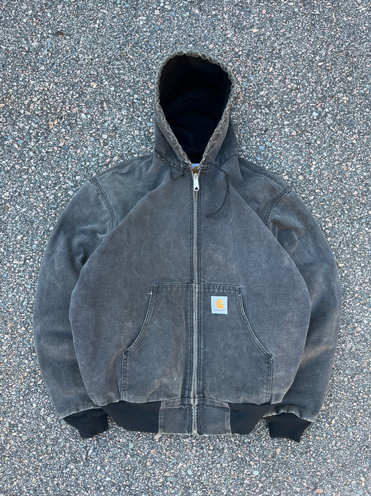 Faded Black Carhartt Active Jacket - Medium