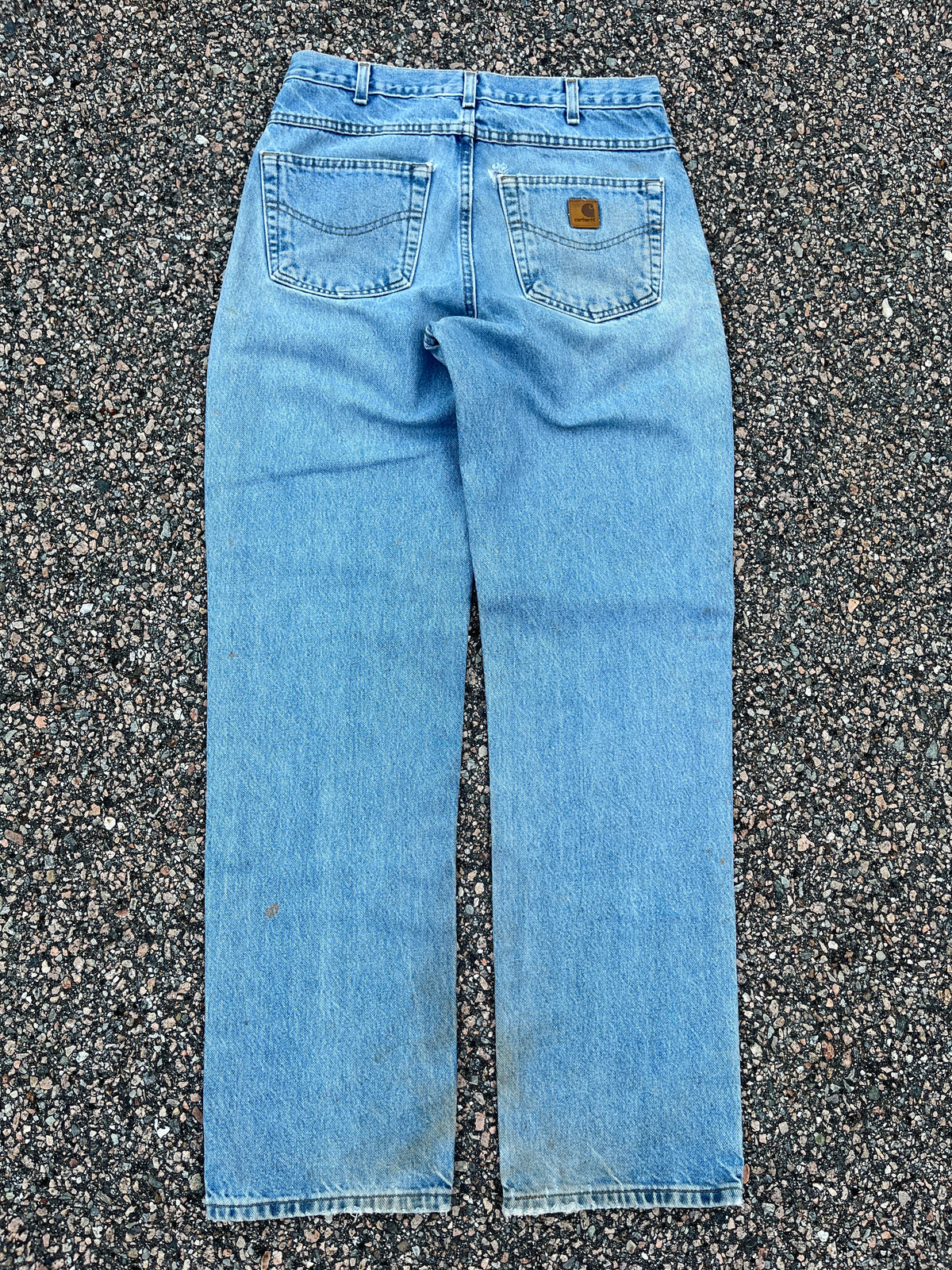Faded Denim Carhartt Carpenter Pants - 32 x 33