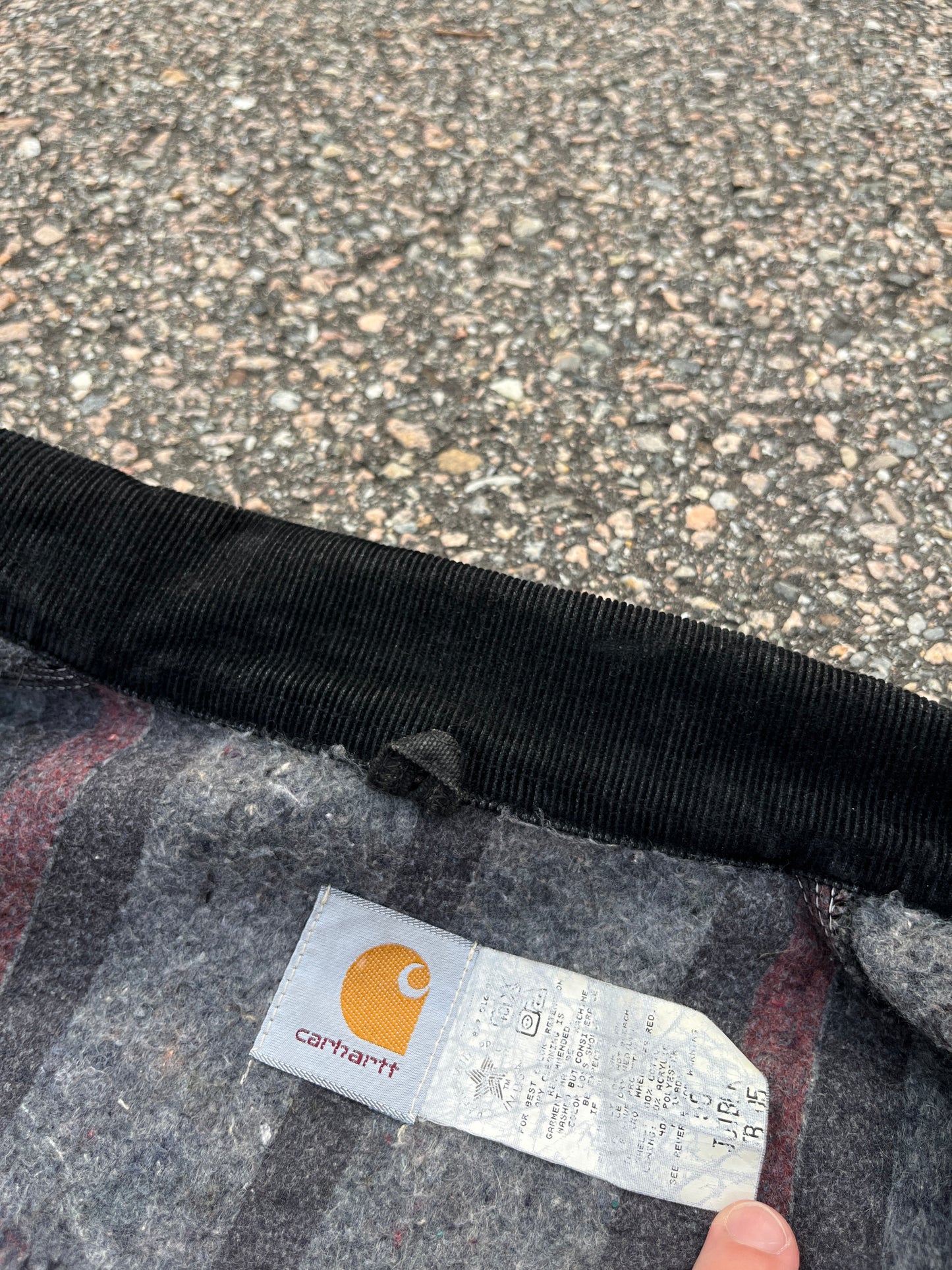 Faded Black Carhartt Detroit Jacket - 2XL