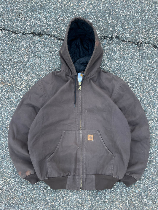Faded Brown Carhartt Active Jacket - Medium