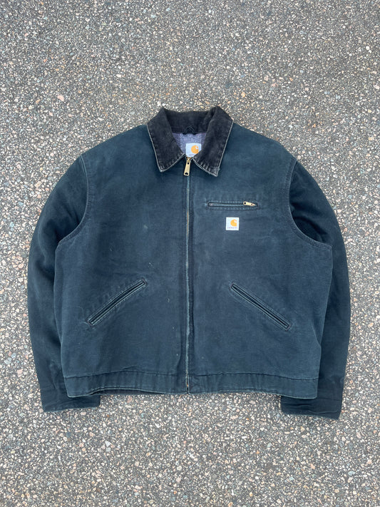 Faded Black Carhartt Detroit Jacket - XL