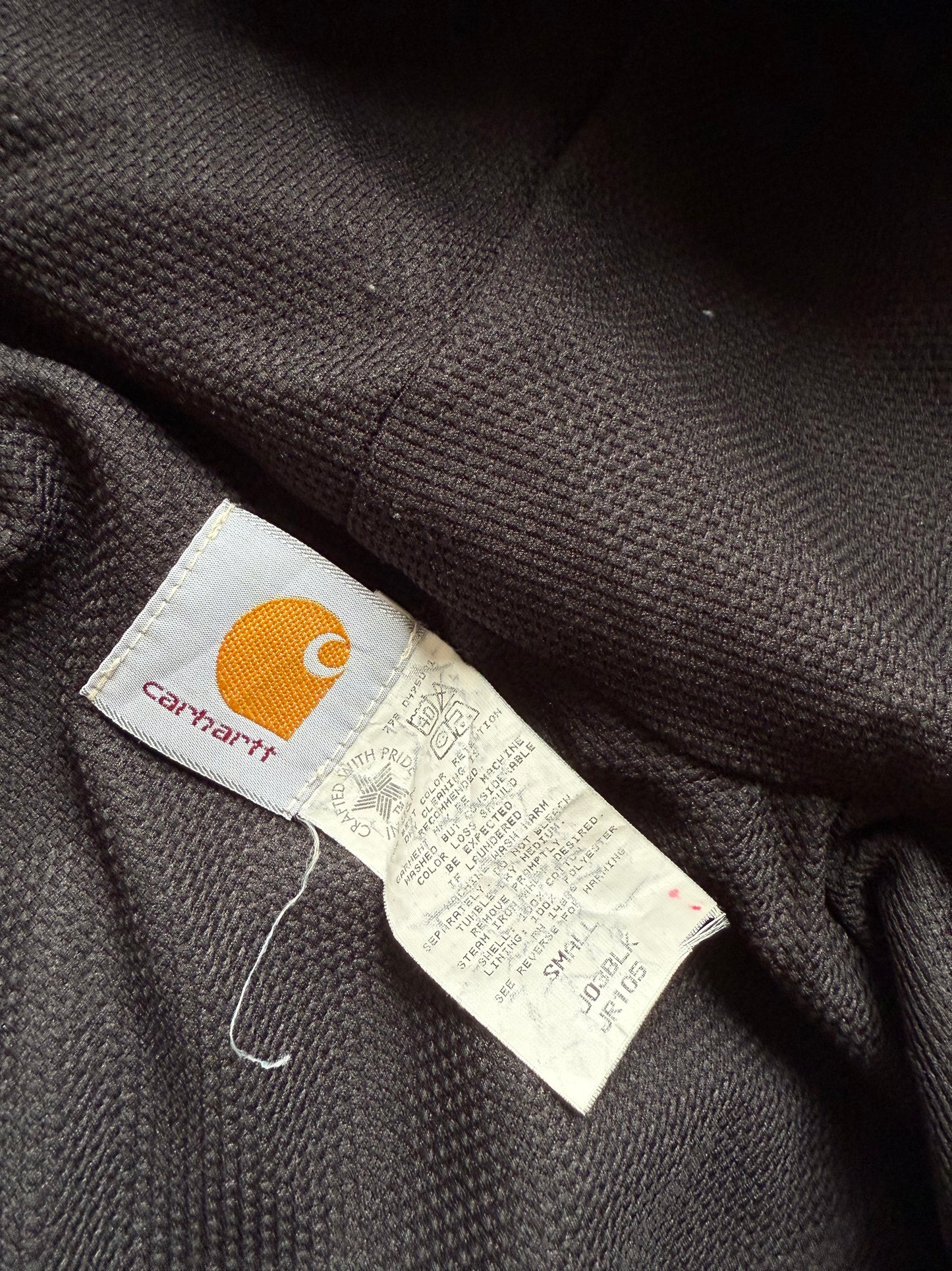 Faded Black Carhartt Active Jacket - Small