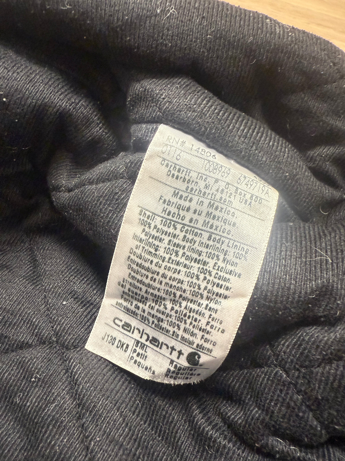 Faded Brown Carhartt Active Jacket - Small