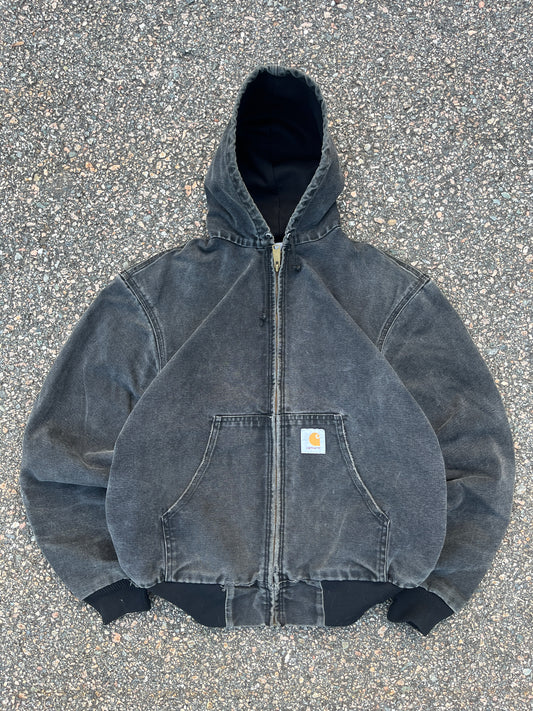 Faded Black Carhartt Active Jacket - Medium