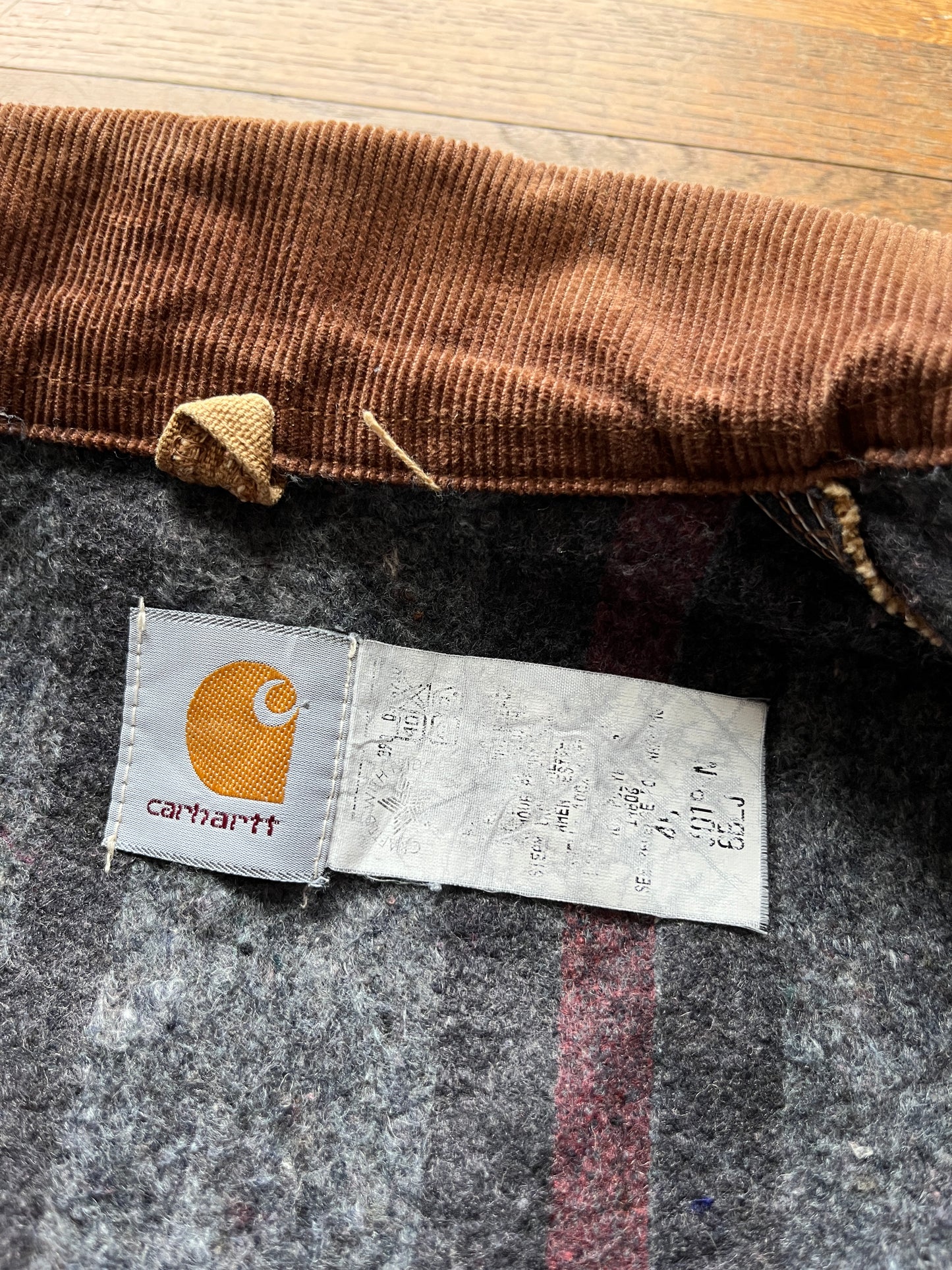 Faded Brown Carhartt Detroit Jacket - Large