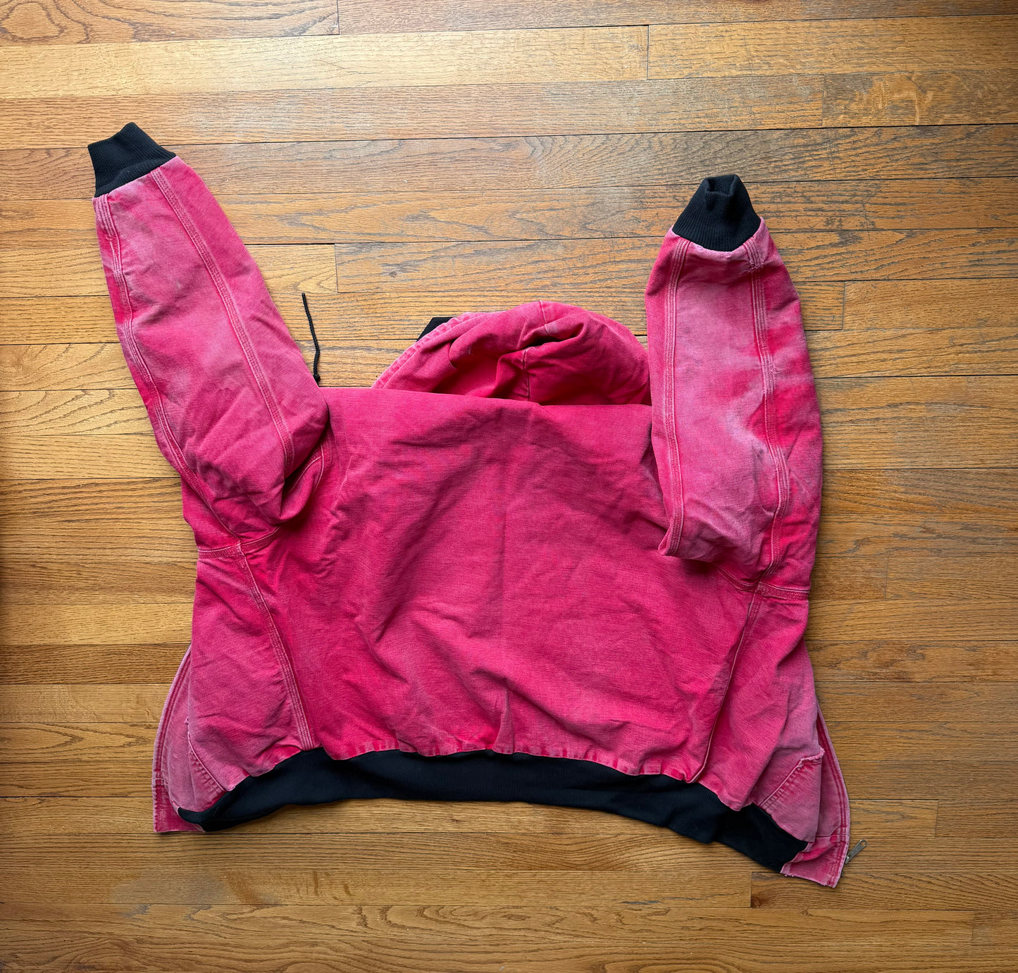 Faded Strawberry Red Carhartt Active Jacket - Large