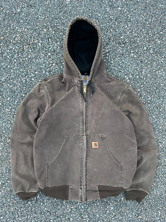 Faded Chestnut Brown Carhartt Active Jacket - Small