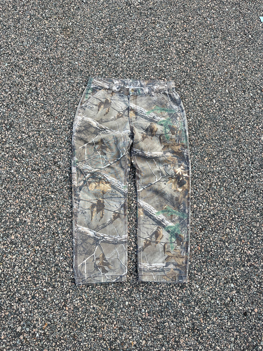 Faded Realtree Carhartt Carpenter Pants - 34 x 28